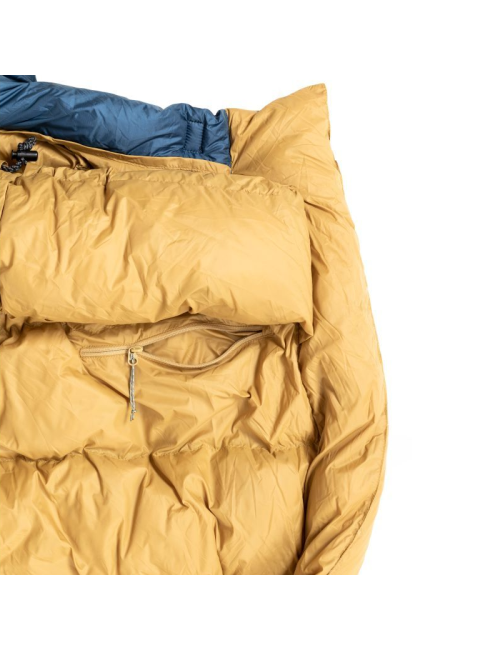 Turbat Mumienschlafsack Daunen Kuk 500 Legion Blau -23°C-Blau