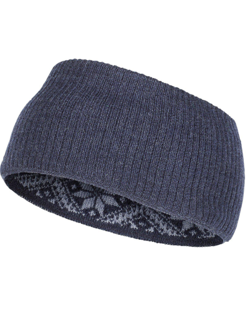 Ivanhoe gebreide hoofdband van wol Freya Forever Blue - One Size - Donker Blauw