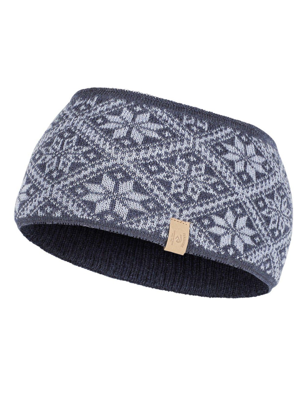 Ivanhoe gebreide hoofdband van wol Freya Forever Blue - One Size - Donker Blauw