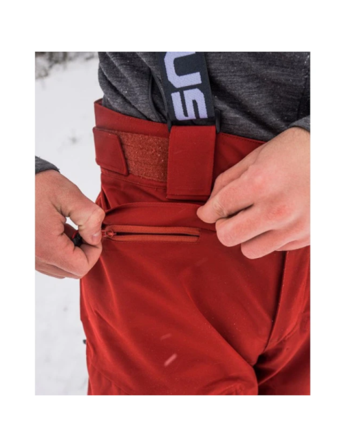 Husky ski pants for men Gilep M Stretch 15.000 membrane-dark orange
