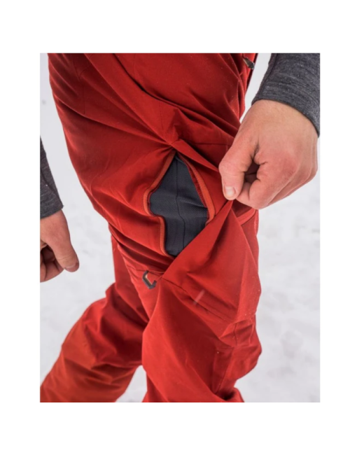 Husky ski pants for men Gilep M Stretch 15.000 membrane-dark orange
