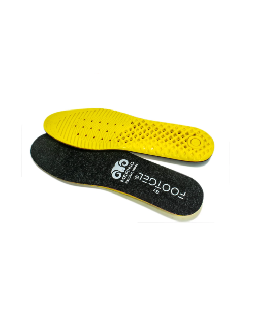Footgel inlegzolen Outdoor Extreme Cold met Merino wol - Zwart