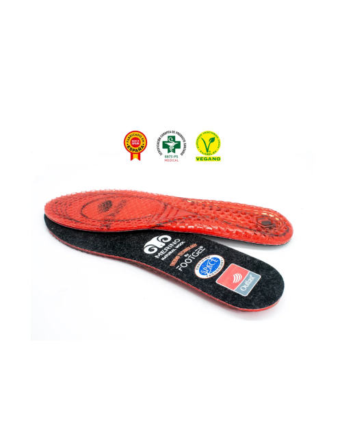 Footgel inlegzolen Ski Extreme Cold met Merino wol - Zwart kopen?