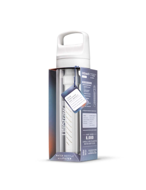 Bouteille filtre à eau LifeStraw Go 2.0 Clear 650 ml-transparent