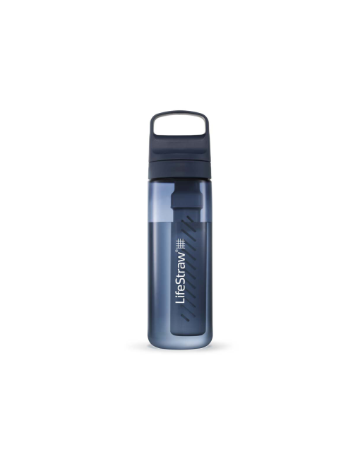 Botella filtrante de agua LifeStraw Go 2.0 Mar Egeo 650 ml-Azul