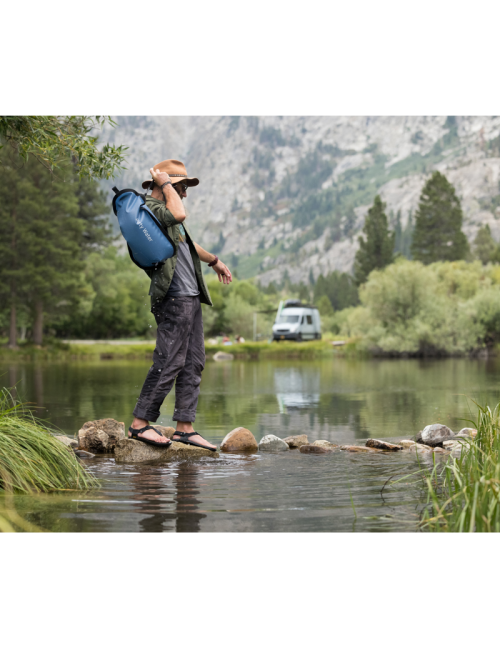 Bolsa de agua por gravedad LifeStraw peak Series LC con filtro de agua - 8 + 8 L-Azul