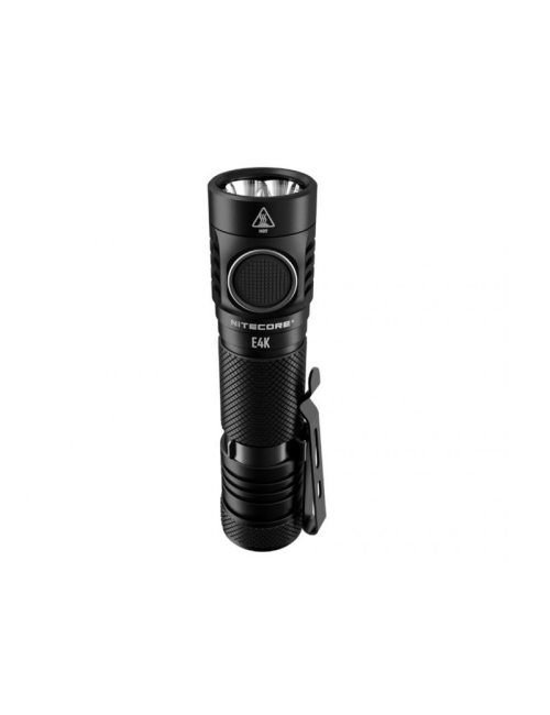 Linterna NiteCore E4K - 4400 lúmenes-Negro