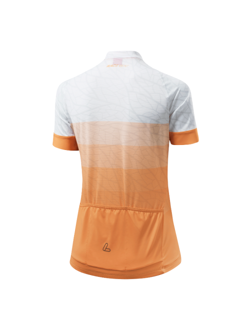 Loeffler manica corta ciclismo camicia w Bici Jersey HZ Vivace Vent Papaya-Arancione