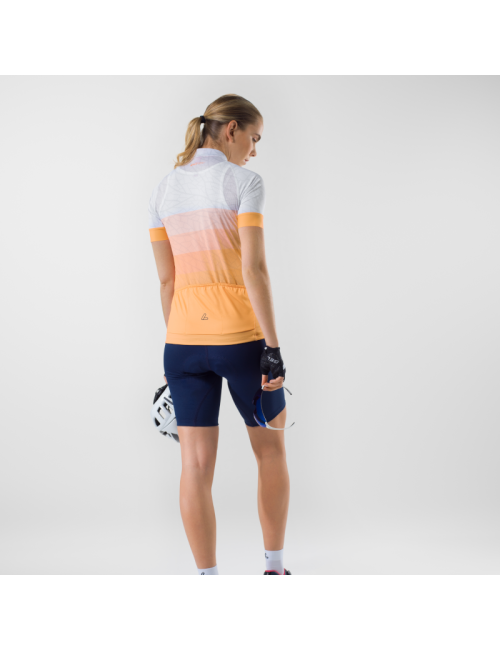 Loeffler manica corta ciclismo camicia w Bici Jersey HZ Vivace Vent Papaya-Arancione