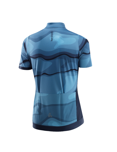 Loeffler short sleeve cycling jersey W Bike Jersey FZ Barkly HOTBOND ® RF-Blue