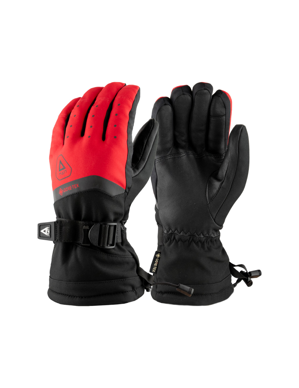 Guanti da sci MATT Guanti Perform Gore-Gore-tex® - Rosso
