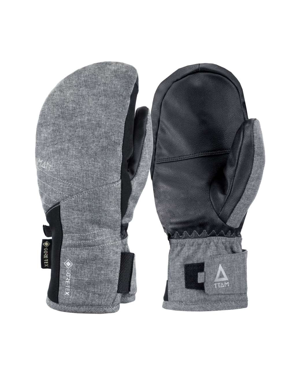 Guantes de esquí MATE para mujer Guantes Shasta Gore - tex ® mitones-Gris