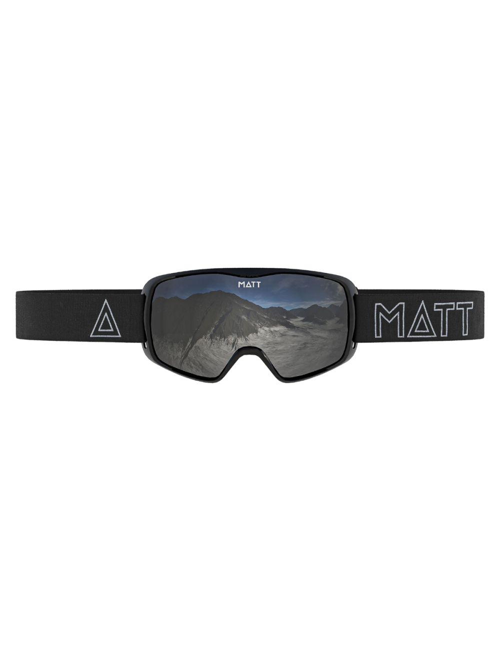 MATTE Skibrille Ski Kollektion compact-schwarz