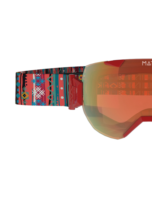 Gafas de esquí MATE Ski collection Synchro Tribands (con 2 lentes) - Rojo
