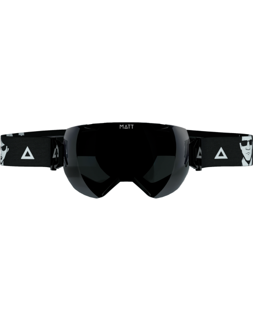 MATTE Skibrille ski collection Synchro Detective (mit 2 Gläsern) - schwarz