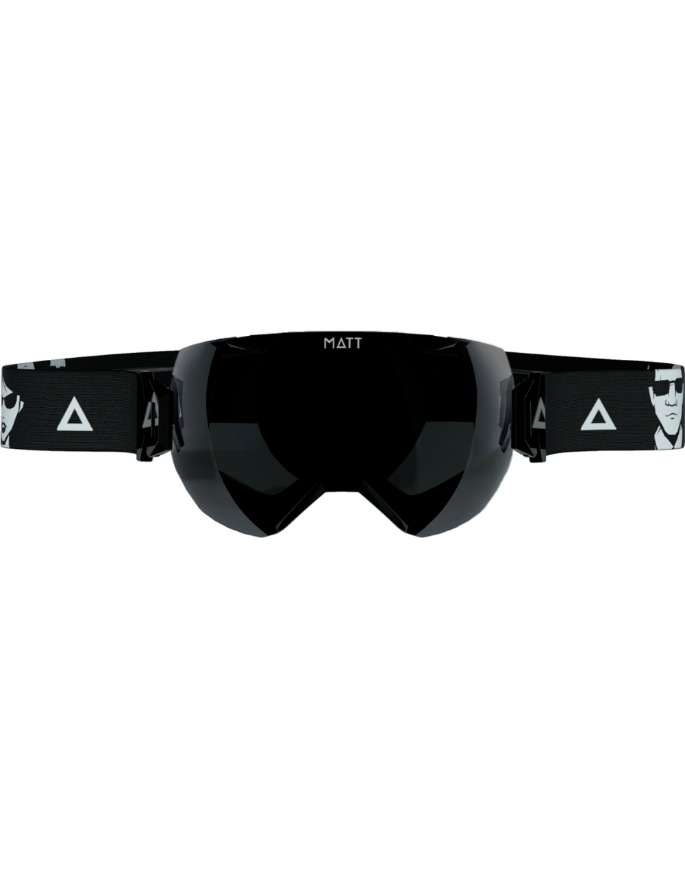 MATT ski goggles ski collection Synchro Detective (with 2 lenses) - black