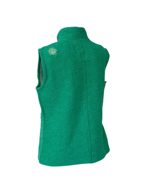 Ivanhoe dames wollen vest Beata Parakeet - Groen