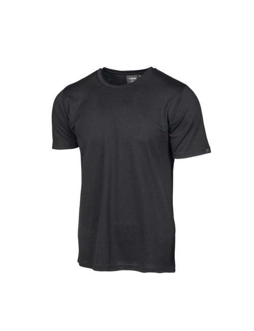 Ivanhoe T-shirt your Ceasar for men - 100% extra fine merino wool-black