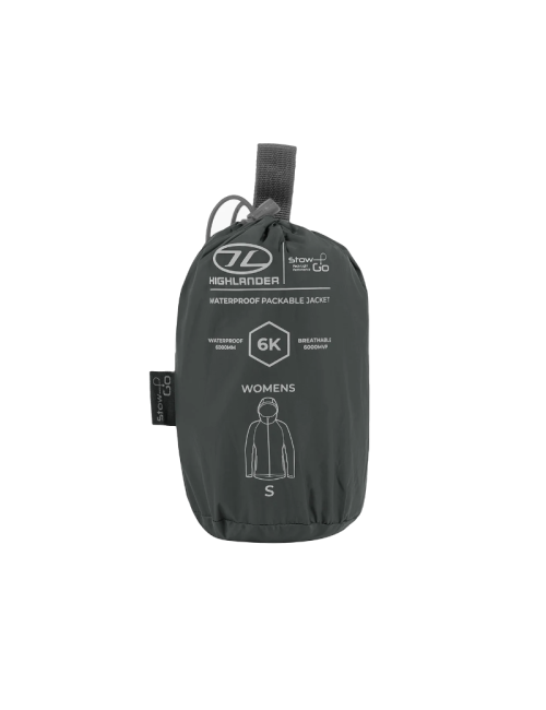Chubasquero para hombre Highlander Stow & Go Pack away Petrol-Azul
