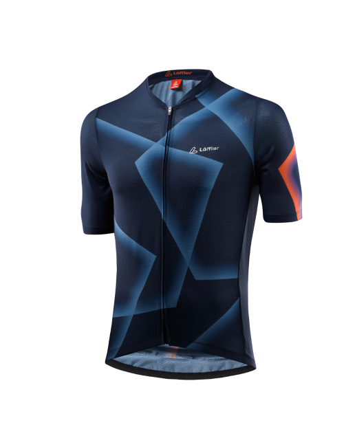 Loeffler short sleeve M Bike Jersey FZ Penta Dark Blue-Blue