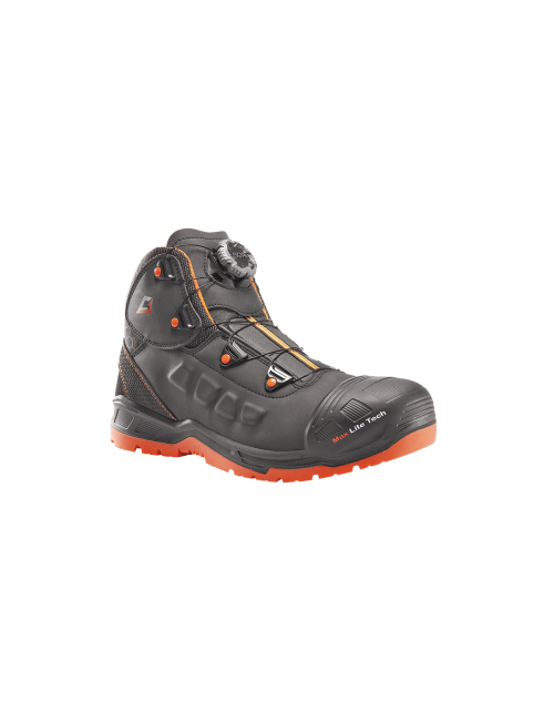Garsport Ghost mid 3 S3 Sicherheitsschuhe mit BOA-System-Schwarz