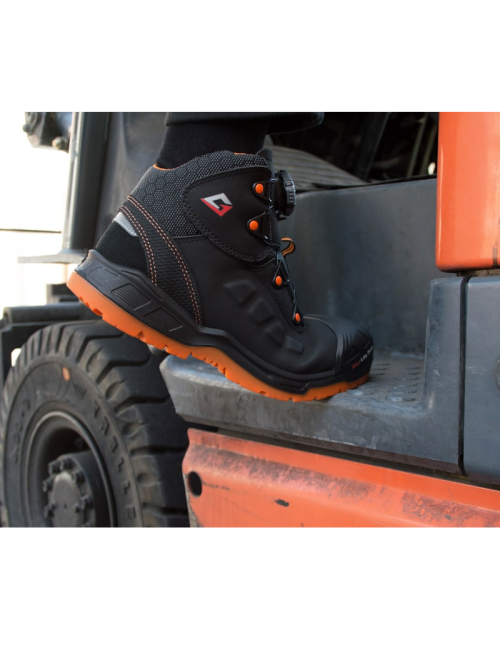 Garsport veiligheidsschoenen Ghost MID 3 S3 met BOA systeem - Zwart