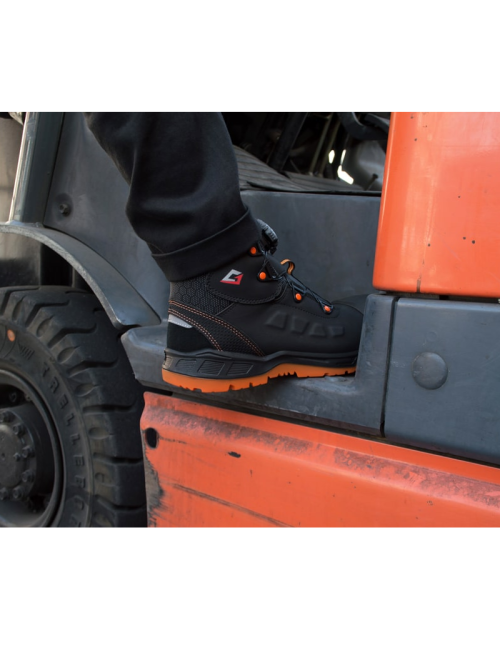 Zapatos de seguridad Garsport Ghost mid 3 S3 con sistema BOA-Negro
