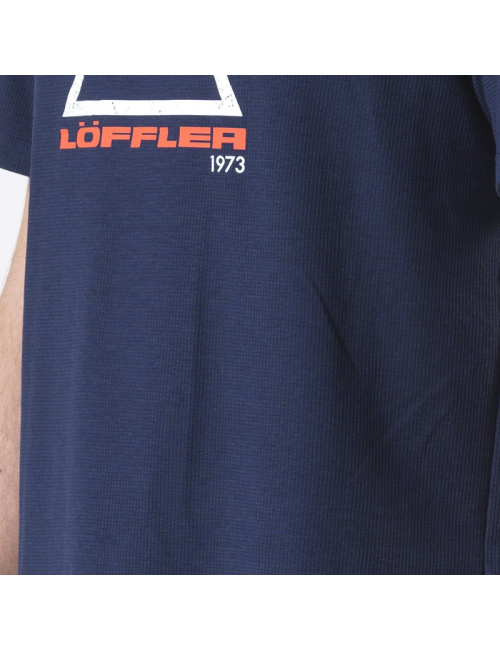 Loeffler camicia manica corta m Printshirt L50 Transtex ® single CF-notte Verde
