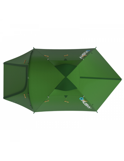 Husky tent extreem lichtgewicht Baron 3 - 3 persoons - Groen