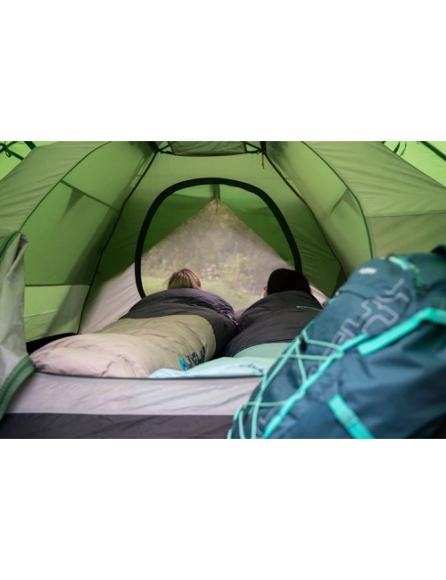 Husky Mumienschlafsack Daunen Dopy 2024 -25°C - 220 cm - blau mit Grau
