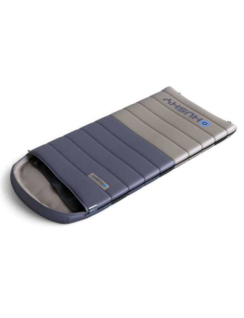 Husky Schlafsackdecke Modell Daunentrommel 2024 -10 ° C - 220 cm-blau mit Grau
