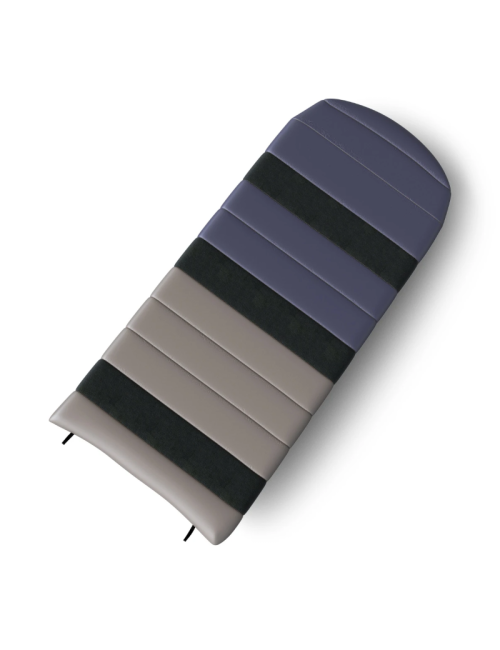 Manta saco de dormir Husky modelo down Drumy 2024 -10°C - 220 cm-azul con gris