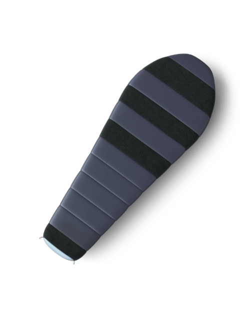 Sacco a pelo mummia husky piumino 2024 -20°C-220 cm-Blu