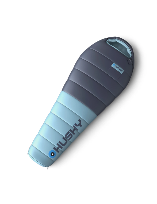 Sacco a pelo mummia husky piumino 2024 -20°C-220 cm-Blu