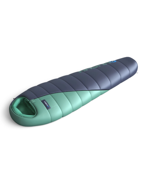 Husky mummyslaapzak Emotion 2024 -20°C - 210 cm - Blauw met Mint