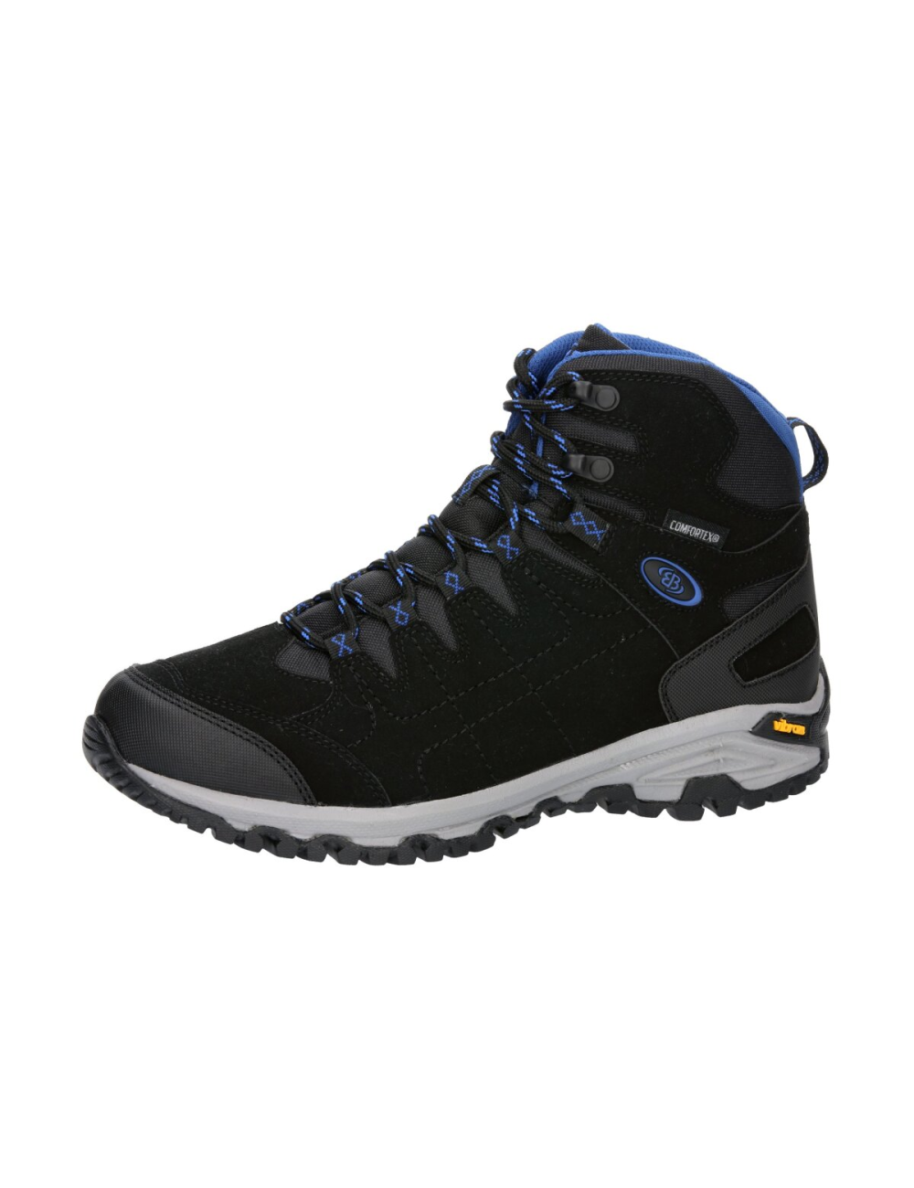 Brütting hiking shoes Mount Shasta High-Black with Blue