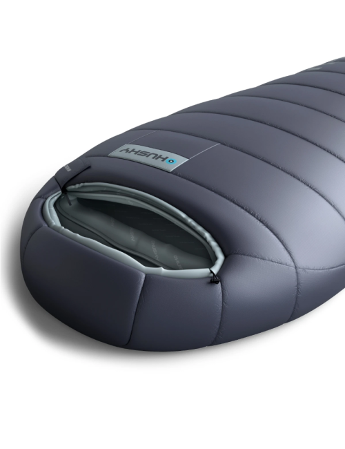 Saco de dormir Husky momia Mikro 2024 2°C - 210 cm-azul oscuro