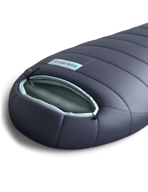Saco de dormir Husky momia Mantilla 2024 -5°C - 220 cm - azul oscuro