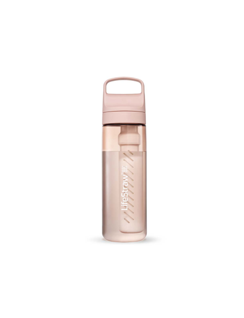 Bouteille filtre à eau LifeStraw Go 2.0 Cherry Blossom Pink 650 ml-Rose