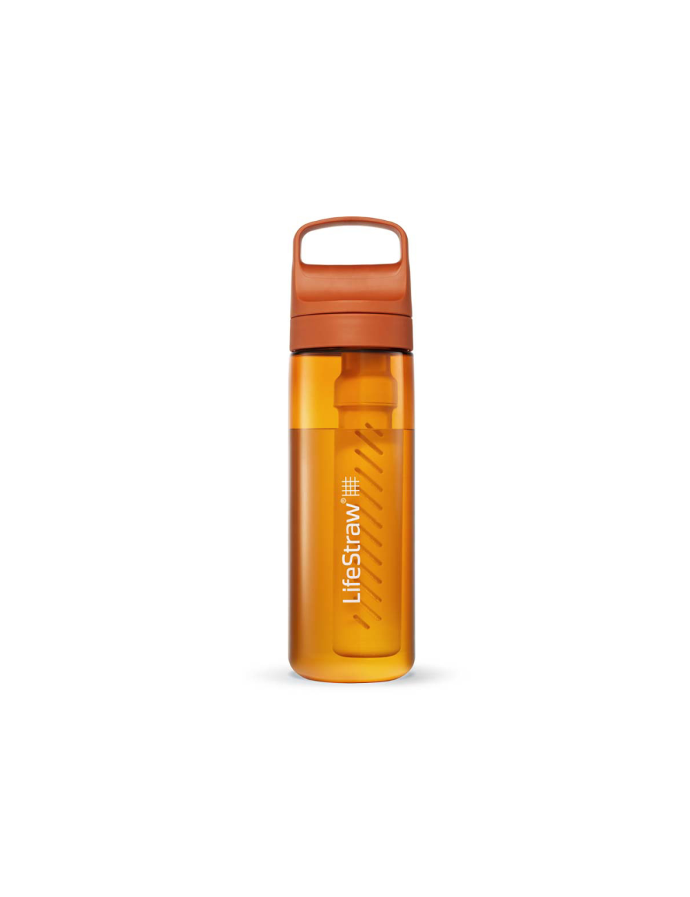Bouteille filtrante LifeStraw Go 2.0 Kyoto Orange 650 ml - Orange