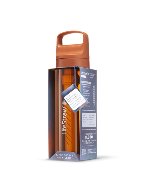LifeStraw Wasserfilterflasche Go 2.0 Kyoto Orange 650 ml - Orange