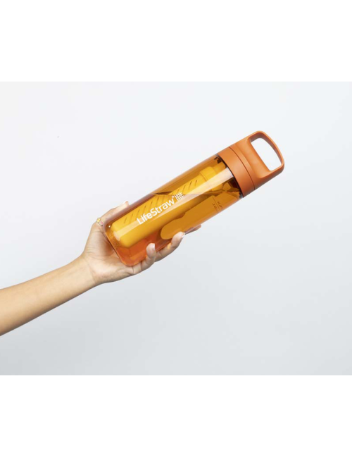 Bouteille filtrante LifeStraw Go 2.0 Kyoto Orange 650 ml - Orange