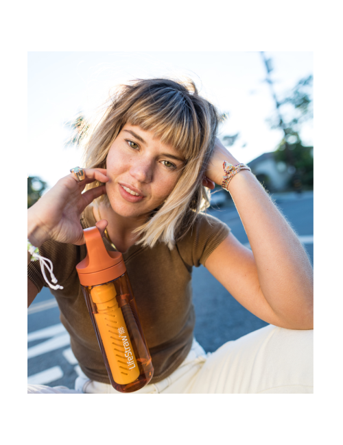 LifeStraw Wasserfilterflasche Go 2.0 Kyoto Orange 650 ml - Orange