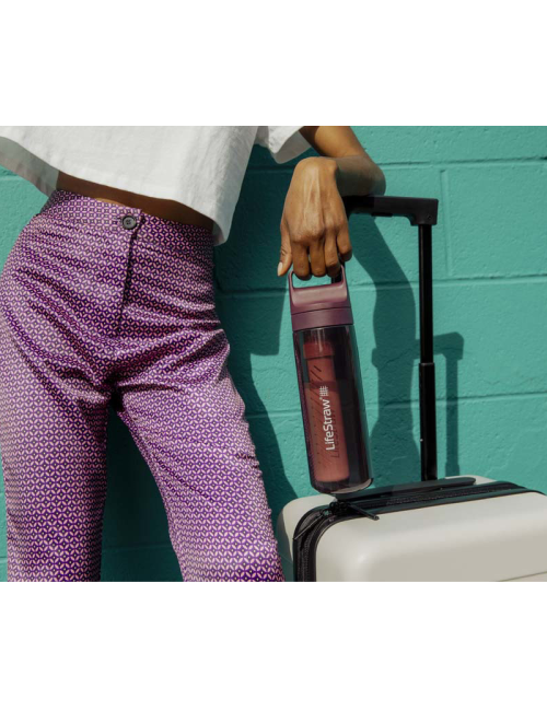 LifeStraw waterfilterfles Go 2.0 Merlot Me Away Red 650 ml - Rood