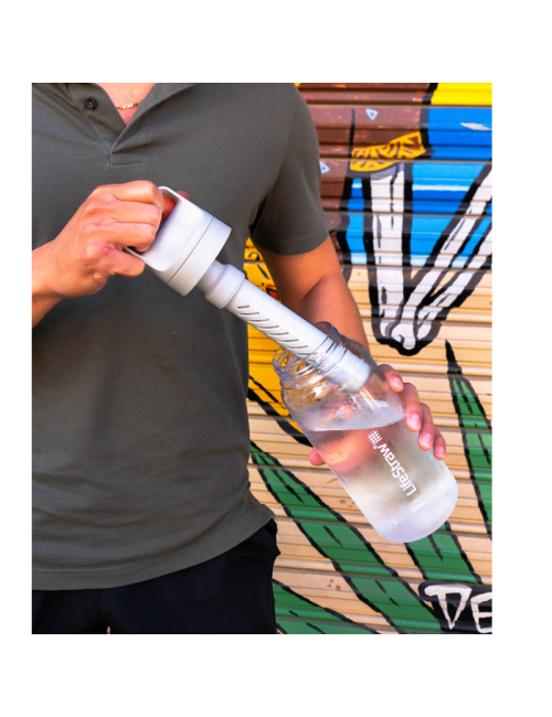 Bouteille filtre à eau LifeStraw Go 2.0 Bleu Mer Égée 1 litre-Bleu