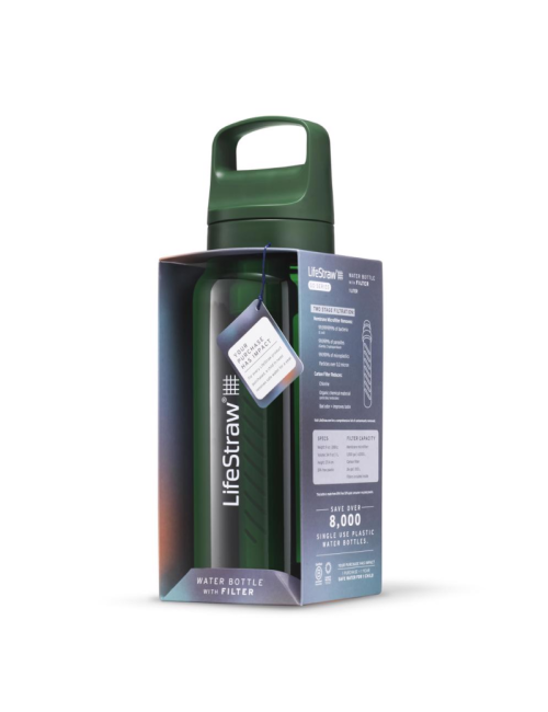 LifeStraw water filter bottle Go 2.0 Terrace Green 1 liter-Green