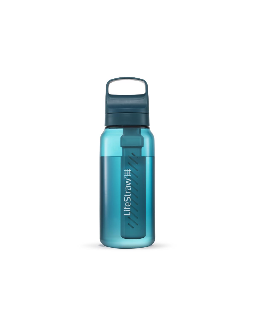 Bouteille filtre à eau LifeStraw Go 2.0 Laguna Sarcelle 1 litre-Bleu