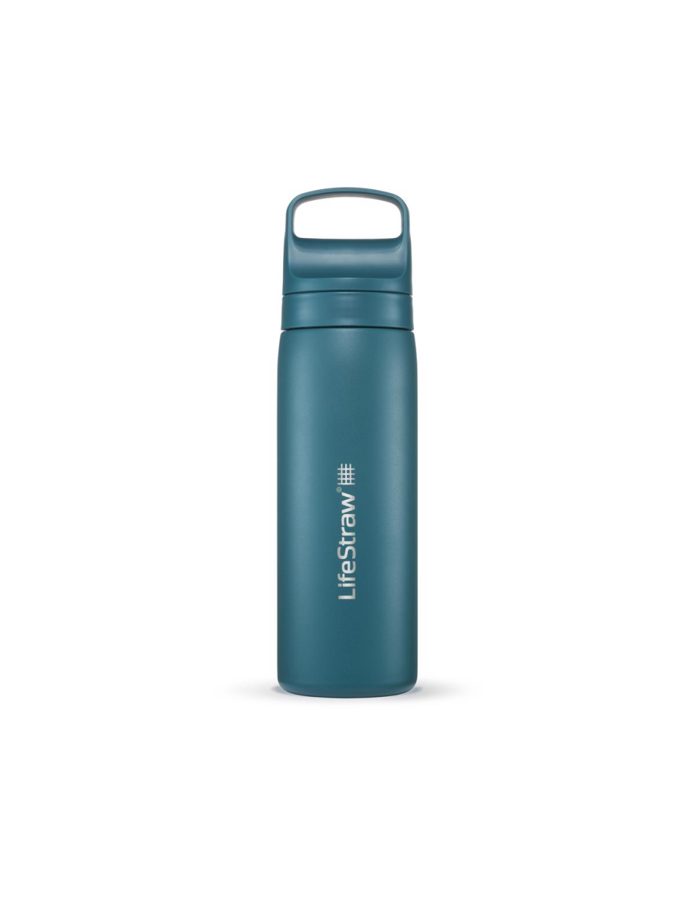 LifeStraw waterfilterfles Go 2.0 Laguna Teal RVS geïsoleerd 500 ml - Blauw