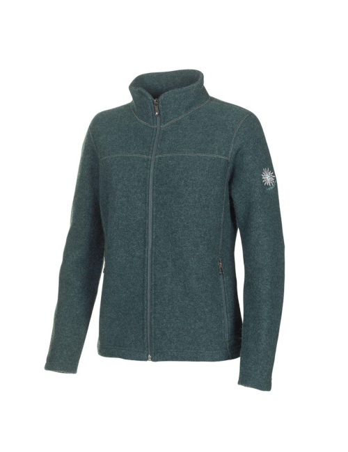 Ivanhoe gilet zippé en laine pour femme Atlantic deep-blue