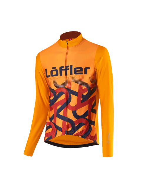 Loeffler cycling shirt long sleeve M Bike L/s jersey Ambassador MID-Orange